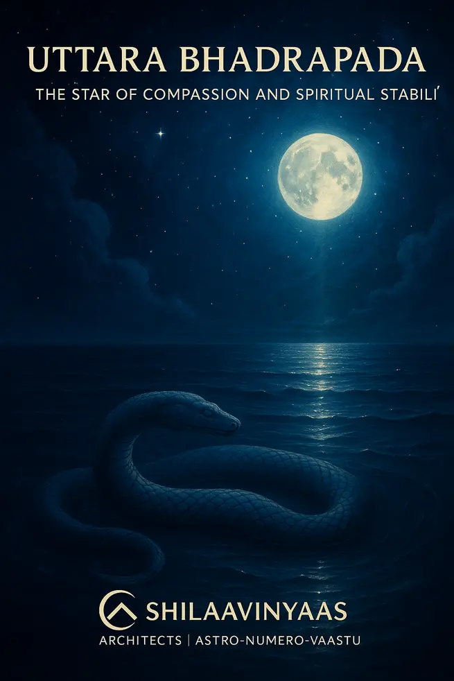 Uttara Bhadrapada Nakshatra – The Star of Depth, Compassion, and Spiritual Stability (Nakshatra-26)