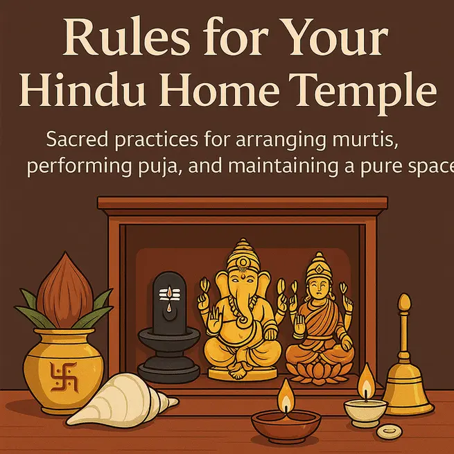 Home Temple Vaastu Rules: Right Murti Placement and Sacred Puja Practices)